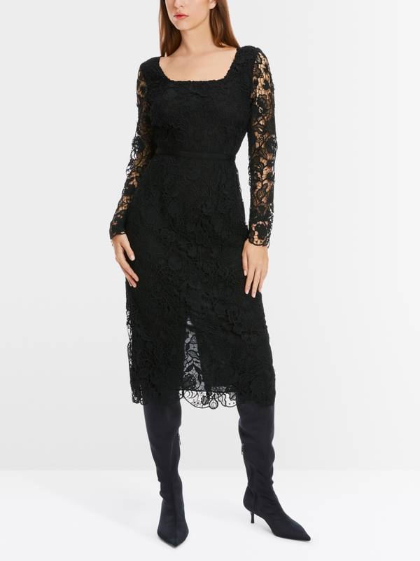 Marc Cain Edles Kleid aus Guipure-Spitze Räumungsverkauf