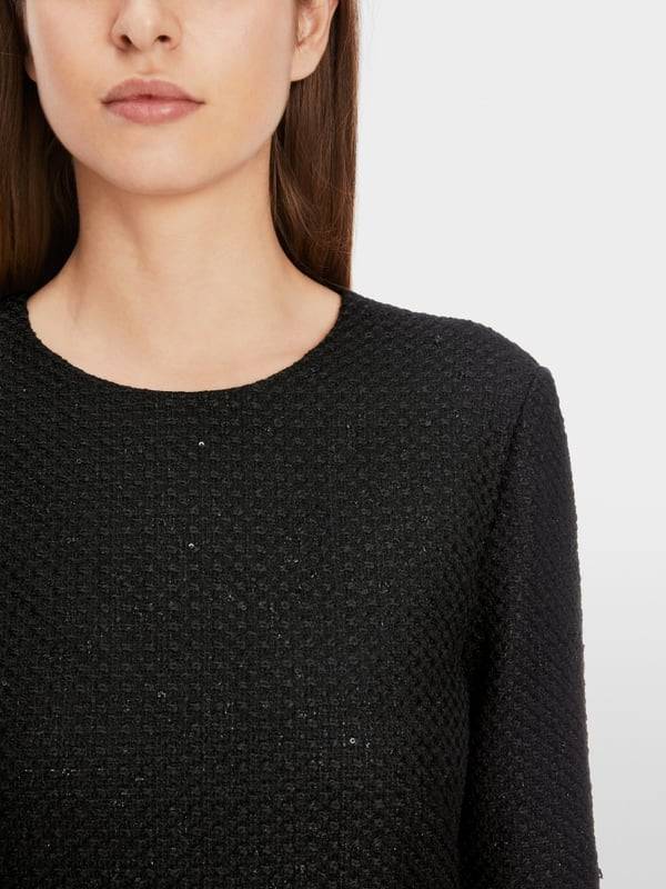 Marc Cain Glitzerndes Kleid mit Stickerei Tägliche Deals