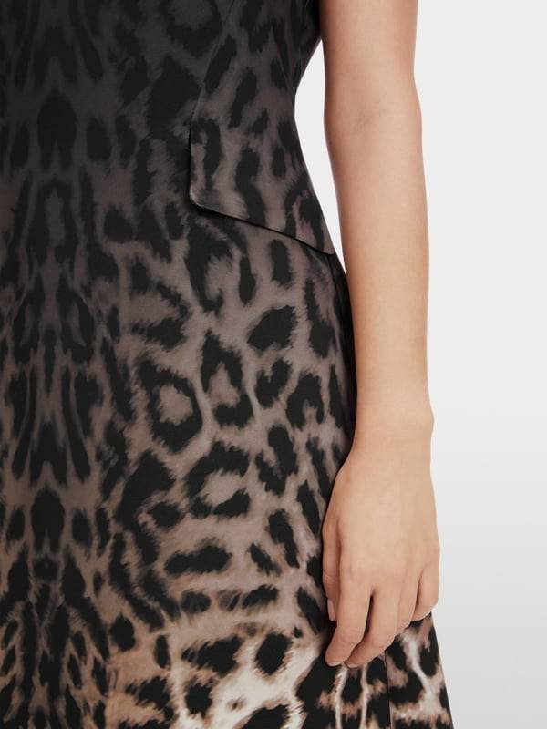 Marc Cain Kurzärmliges Leo-Kleid Sonderangebote