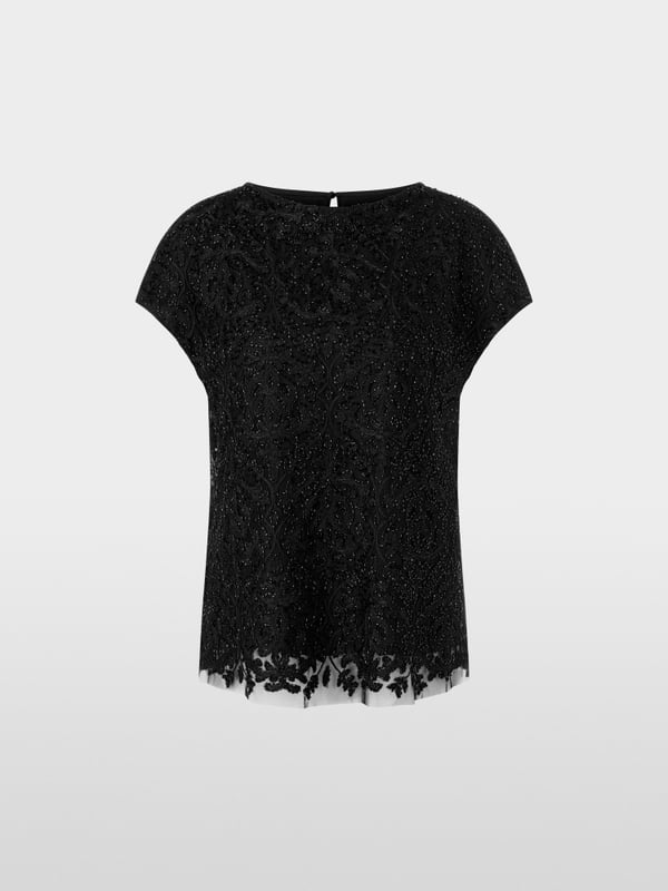 Marc Cain Voile-Bluse mit Stickerei Wochenangebot