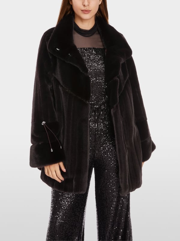 Marc Cain Outdoor-Jacke mit Fun Fur Letzte 2 Tage
