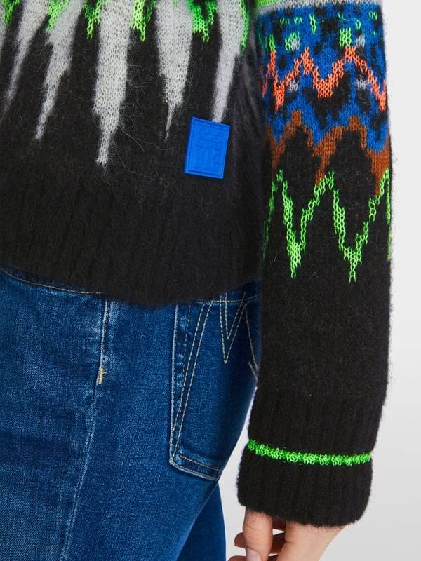 Marc Cain Jacquard-Sweater Knitted in Germany Discount Store für neue Produkte