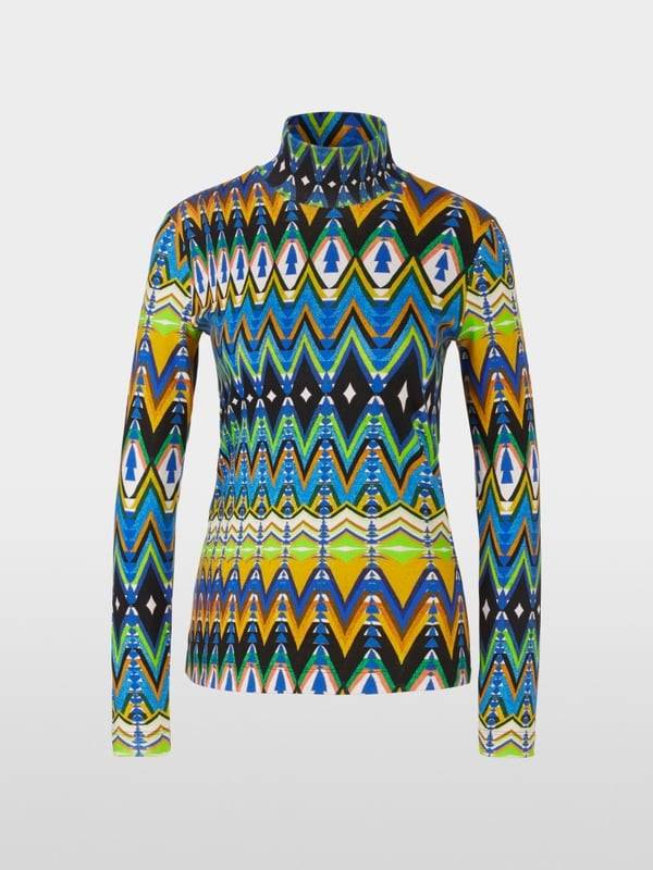 Marc Cain Longsleeve mit Allover-Dessin 2025