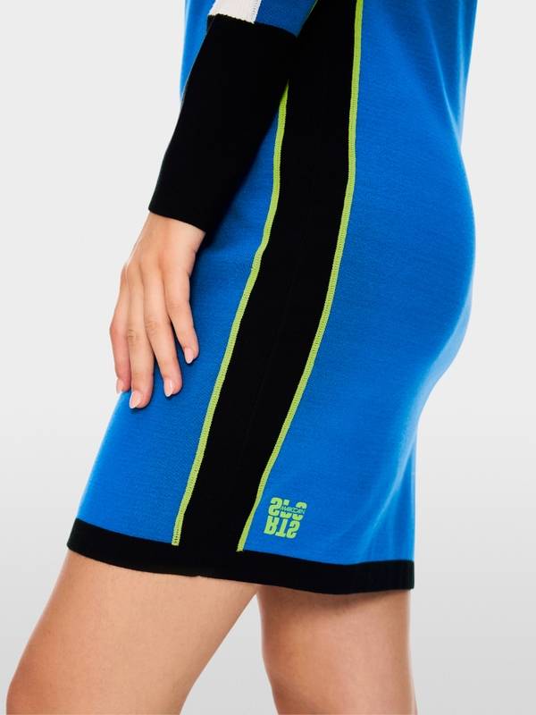 Marc Cain Mini-Strickkleid in Colorblocking Hotsell