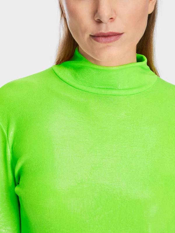 Marc Cain Longsleeve mit Glanz-Effekt Günstiger Verkauf