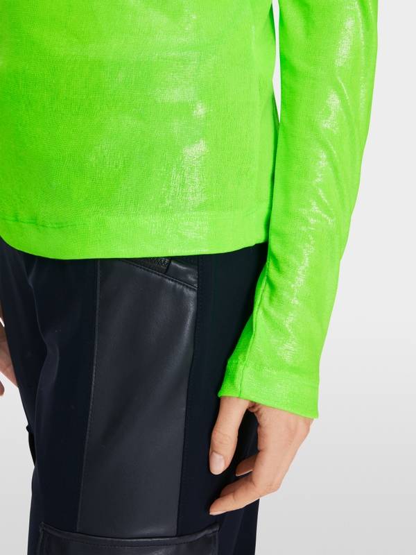 Marc Cain Longsleeve mit Glanz-Effekt Günstiger Verkauf