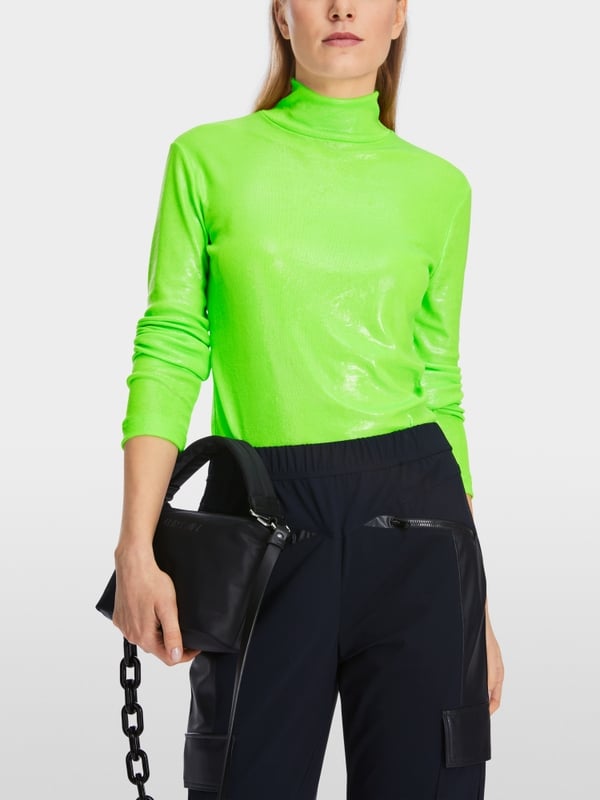 Marc Cain Longsleeve mit Glanz-Effekt Günstiger Verkauf