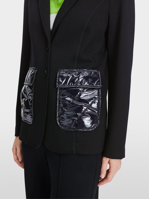 Marc Cain Jersey-Blazer in Materialmix Meist gekauft
