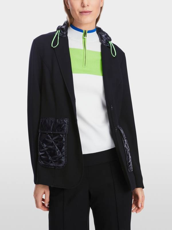 Marc Cain Jersey-Blazer in Materialmix Meist gekauft