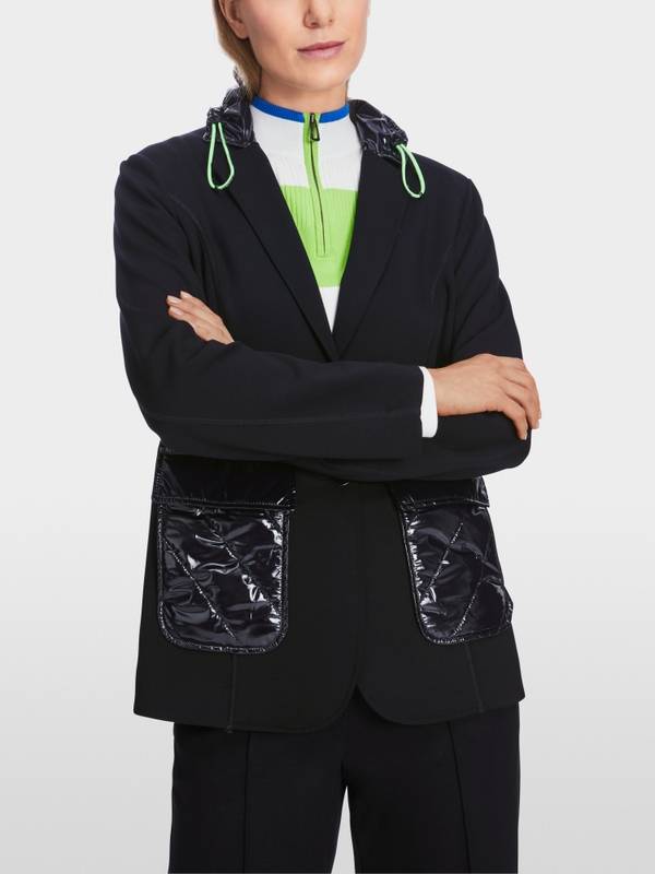 Marc Cain Jersey-Blazer in Materialmix Meist gekauft