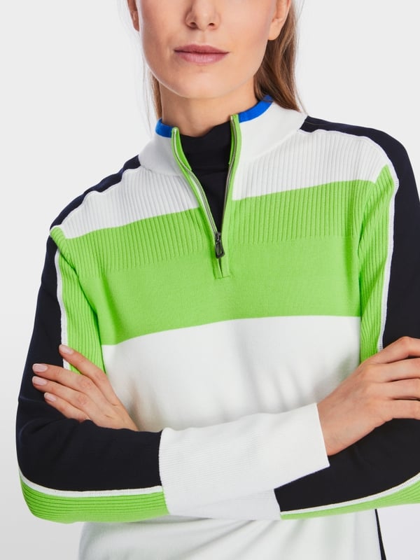 Marc Cain Sweater mit Colorblocking Kostenloser Versand