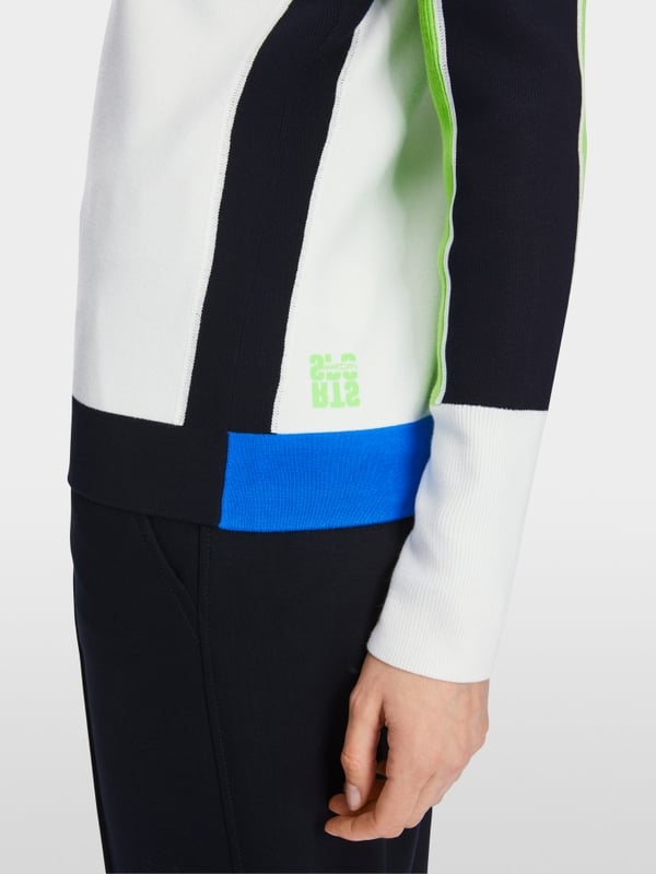 Marc Cain Sweater mit Colorblocking Kostenloser Versand