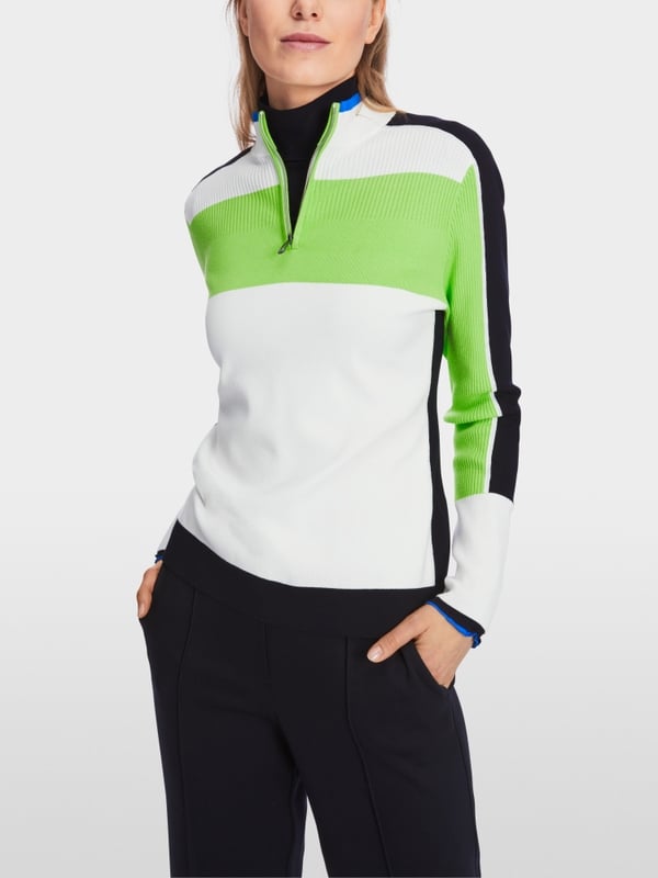 Marc Cain Sweater mit Colorblocking Kostenloser Versand