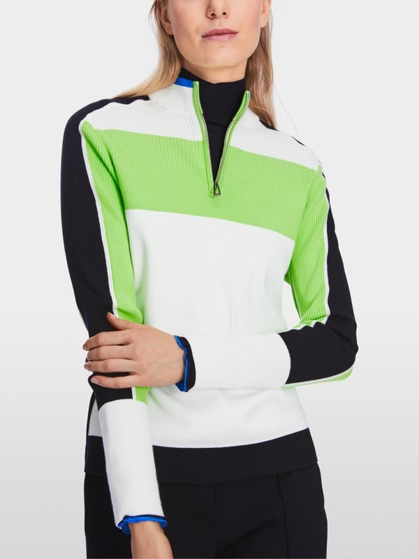Marc Cain Sweater mit Colorblocking Kostenloser Versand