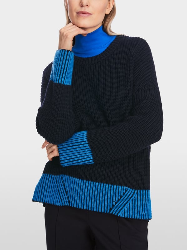 Marc Cain Oversized Sweater Knitted in Germany Fabrik Onlineshop