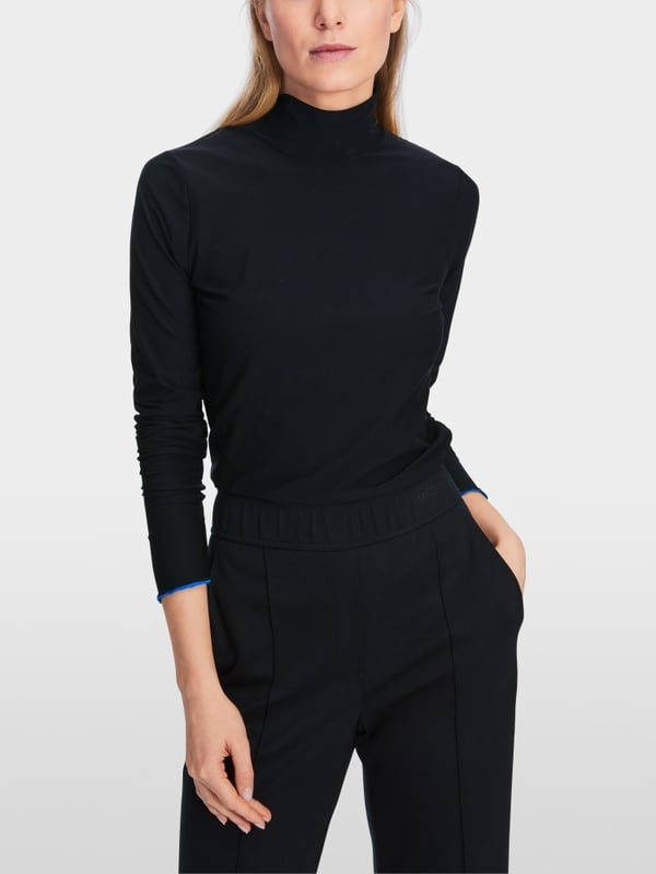 Marc Cain Longsleeve mit Turtle-Neck Sonderangebot