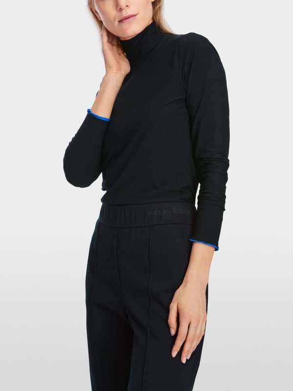 Marc Cain Longsleeve mit Turtle-Neck Sonderangebot