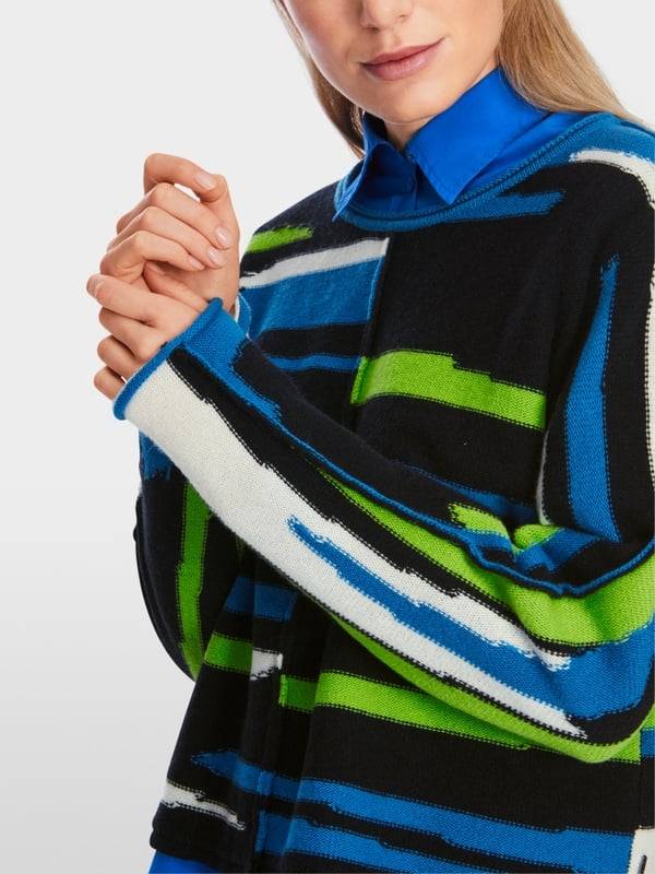 Marc Cain Oversized Sweater in Wolle/Kaschmir Online Shopping