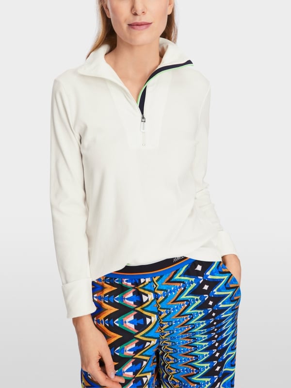 Marc Cain Longsleeve mit Zippverschluss Muttertagsangebot