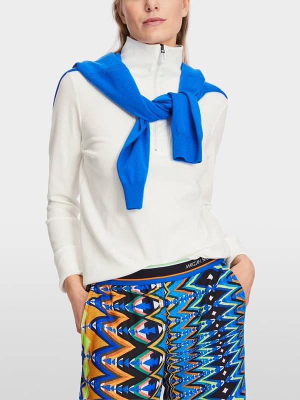 Marc Cain Longsleeve mit Zippverschluss Muttertagsangebot