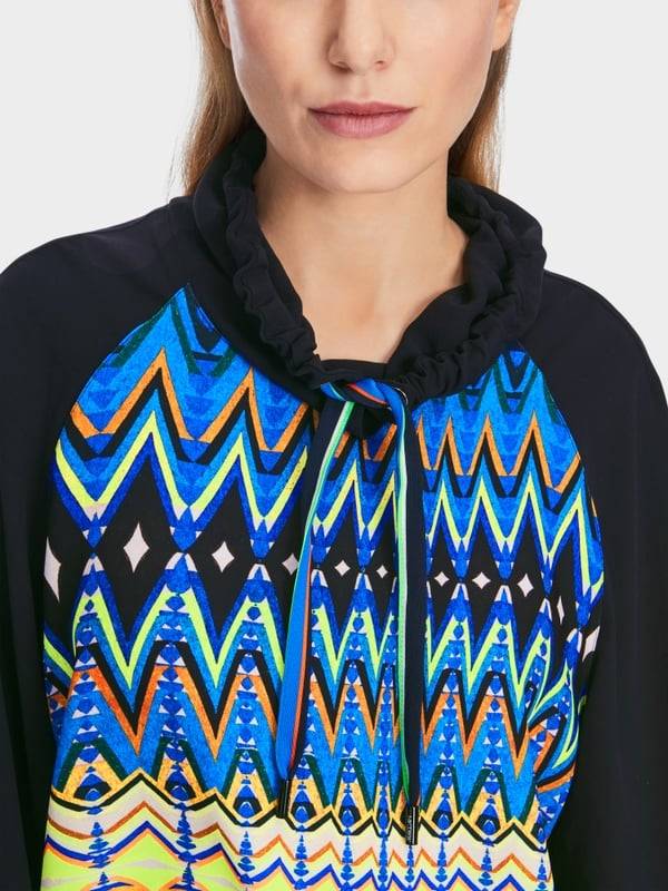 Marc Cain Sportive Bluse mit Raglan Top Angebot