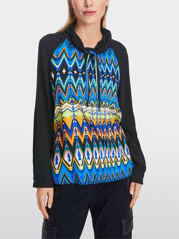 Marc Cain Sportive Bluse mit Raglan Top Angebot