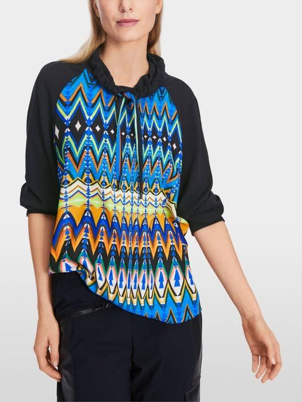 Marc Cain Sportive Bluse mit Raglan Top Angebot