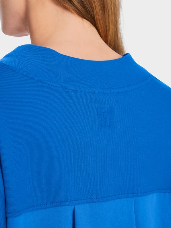 Marc Cain Lässige Bluse in Materialmix Online Outlet