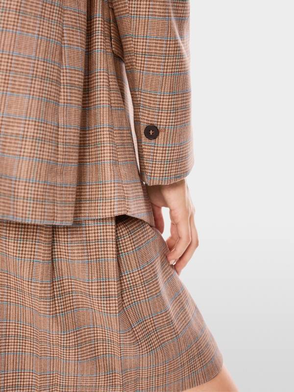 Marc Cain Blazer mit Mini-Pepita-Muster Kostenloser Versand international