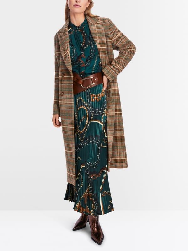 Marc Cain Mantel im karierten Mini-Pepita-Muster Black Friday Preise