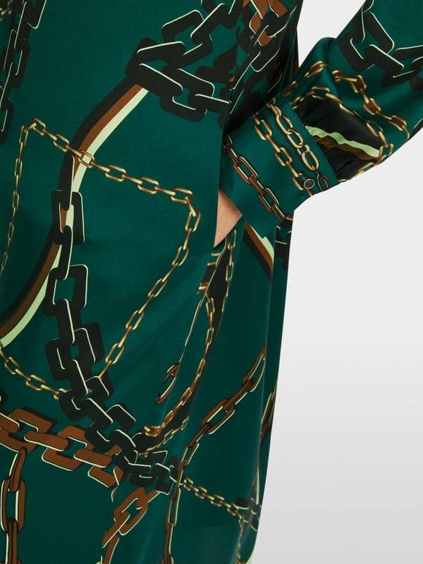 Marc Cain Hemdblusenkleid aus Seid Günstiger Verkauf