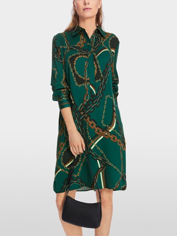 Marc Cain Hemdblusenkleid aus Seid Günstiger Verkauf