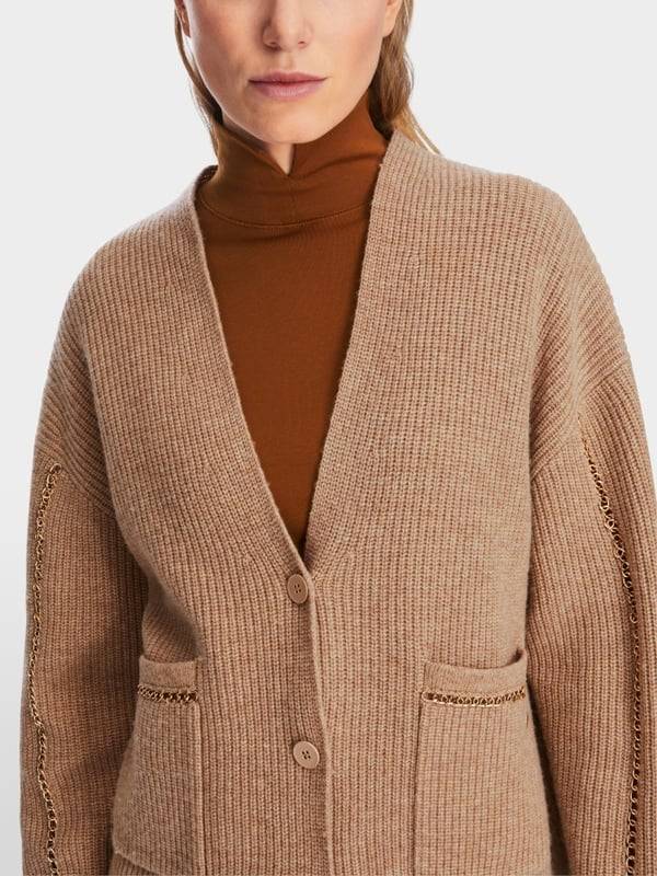 Marc Cain Rippstrick-Cardigan "Rethink Together" Blitzverkäufe
