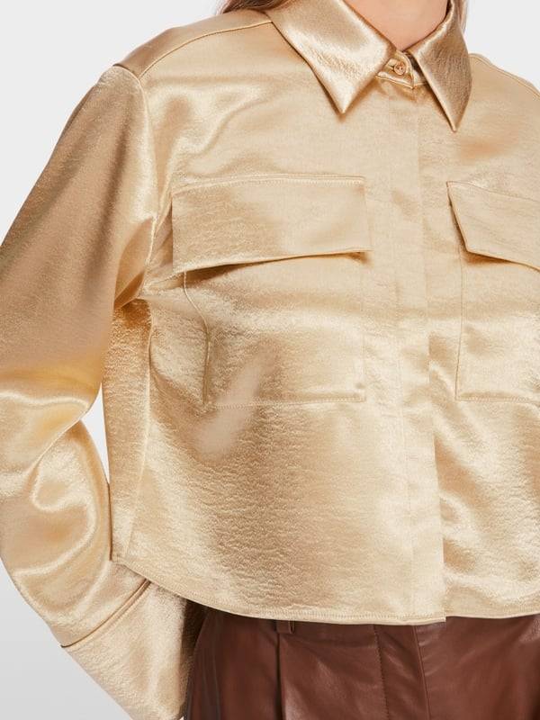 Marc Cain Samtige Bluse Kostenloser Versand