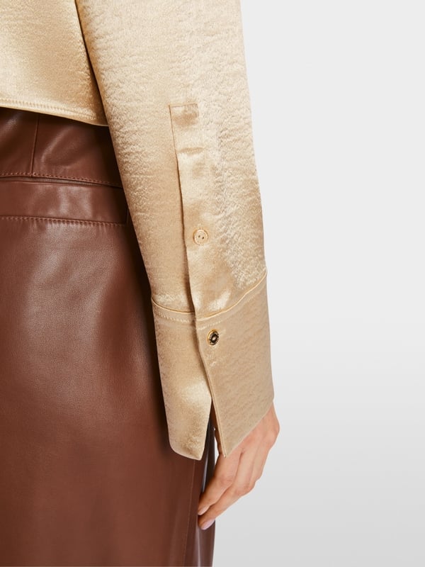 Marc Cain Samtige Bluse Kostenloser Versand