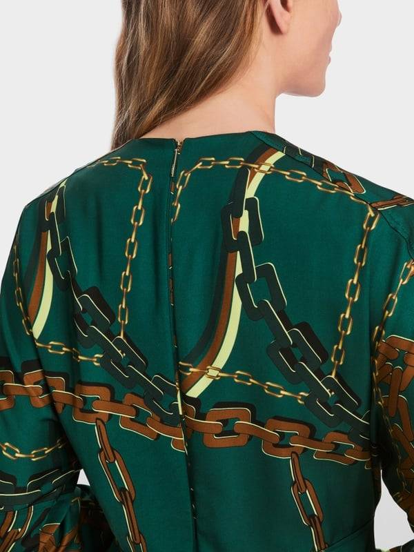 Marc Cain Kleid mit Kettenprint Online Outlet