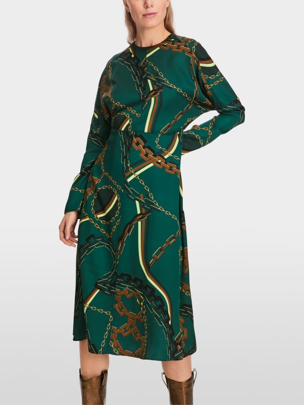 Marc Cain Kleid mit Kettenprint Online Outlet