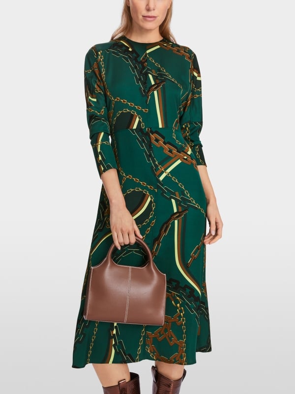 Marc Cain Kleid mit Kettenprint Online Outlet