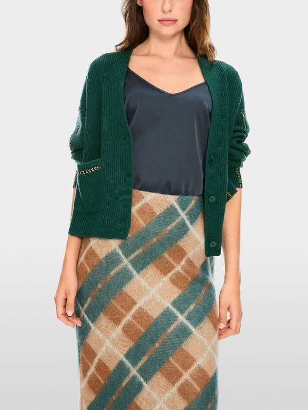 Marc Cain Rippstrick-Cardigan "Rethink Together" Exklusive Angebote