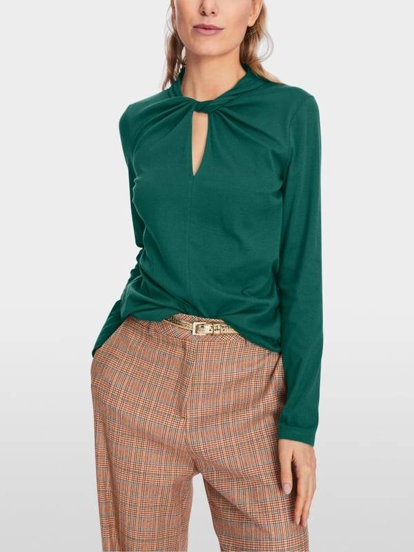 Marc Cain T-Shirt mit Knoteneffekt Saisonale Angebote