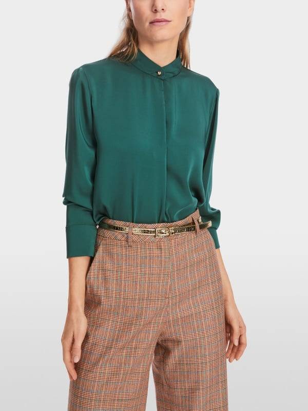 Marc Cain Bluse mit Stehkragen Sonderangebote