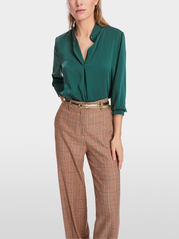 Marc Cain Bluse mit Stehkragen Sonderangebote