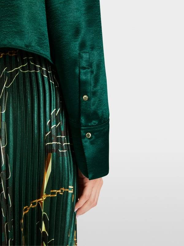 Marc Cain Samtige Bluse Riesige Ersparnisse