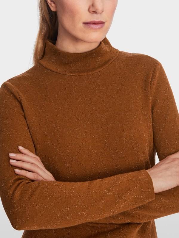 Marc Cain Sweater "Rethink Together" mit Lurex Super Rabatt