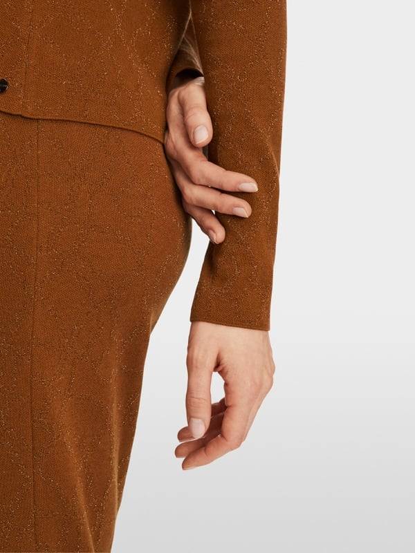 Marc Cain Sweater "Rethink Together" mit Lurex Super Rabatt
