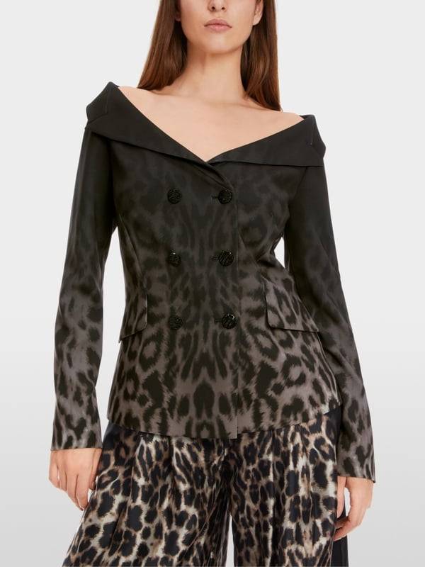 Marc Cain Blazer im Off-Shoulder-Look zollfrei