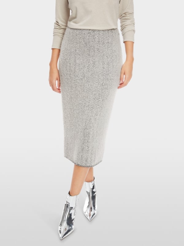 Marc Cain Schmaler Midirock Knitted in Germany Versandkostenfrei