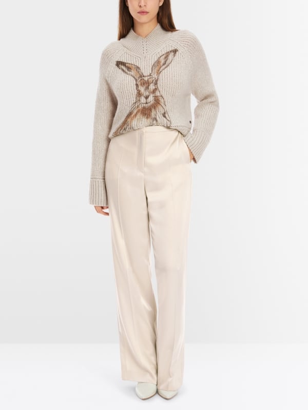 Marc Cain Hose mit hoher Taille - Modell WUKARI Lagerräumung