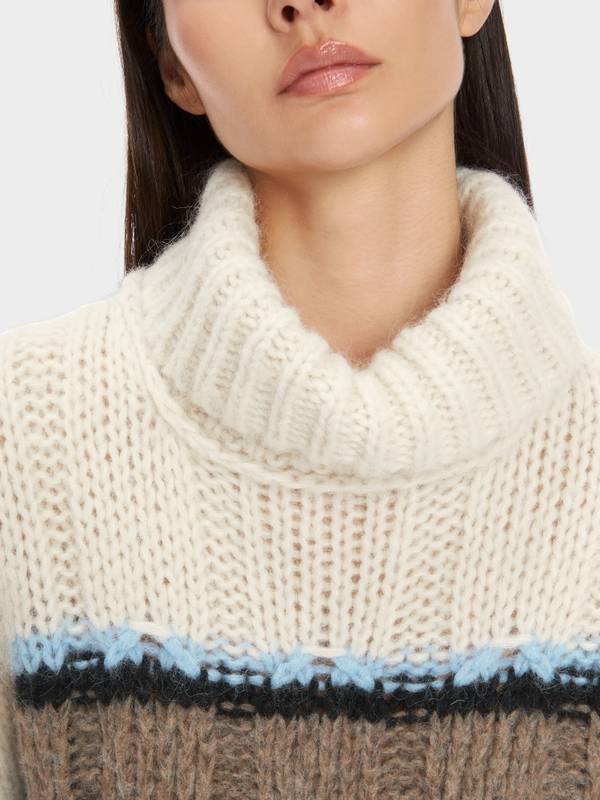 Marc Cain Sweater mit Streif - Knitted in Germany Letzte 3 Tage