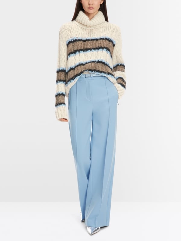 Marc Cain Sweater mit Streif - Knitted in Germany Letzte 3 Tage